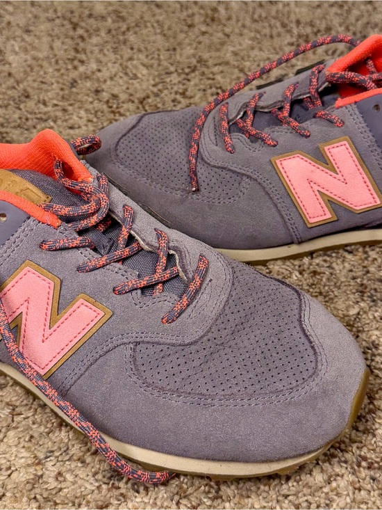 New Balance Shoes - New Balance Women's Purple Sneakers with Pink Accents, Size 8.5